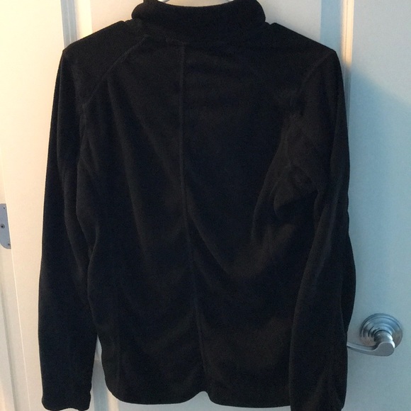 Embroidered Fleece Zip Collared Sweatshirt - Picture 3 of 5